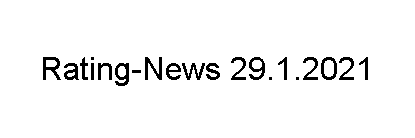 Rating-News 29.1.2021